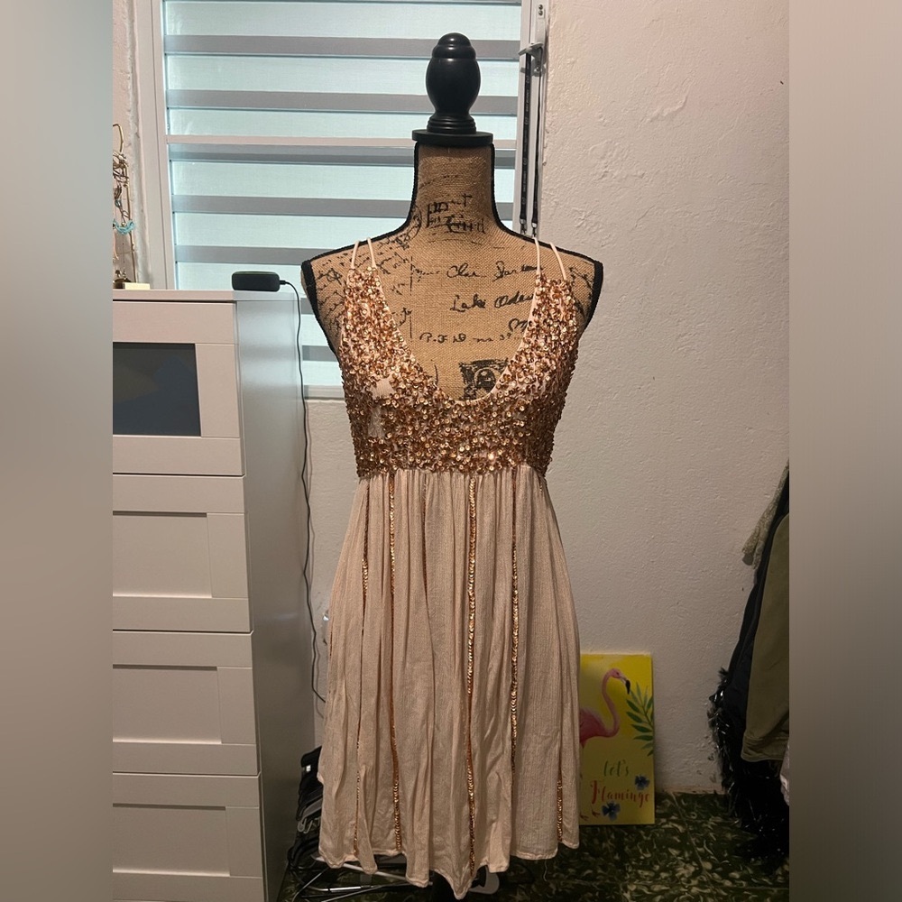 Free People Glitter Dress